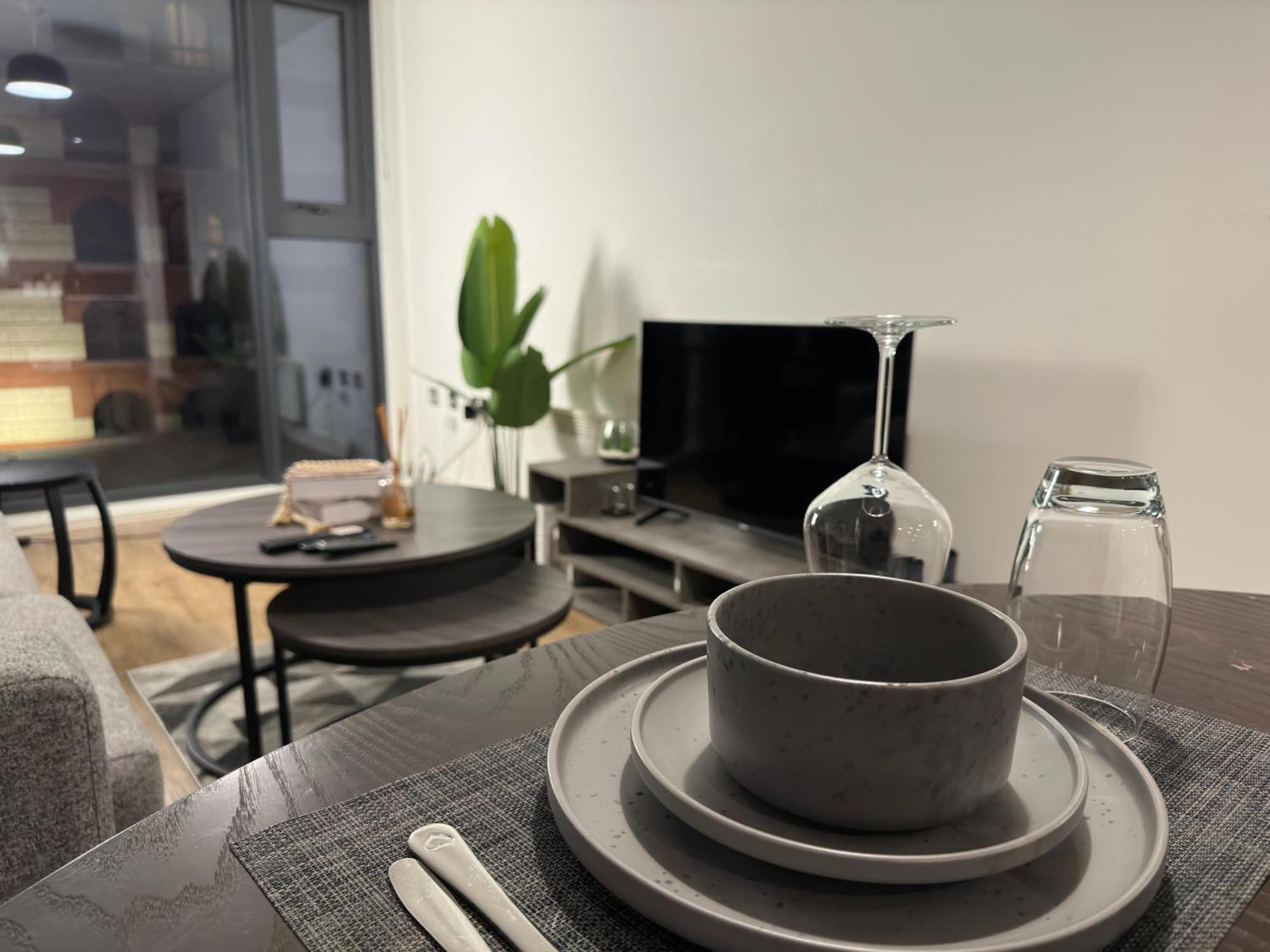 Cozy City Centre Apartment With Free Parking And Free Gym Birmingham Kültér fotó